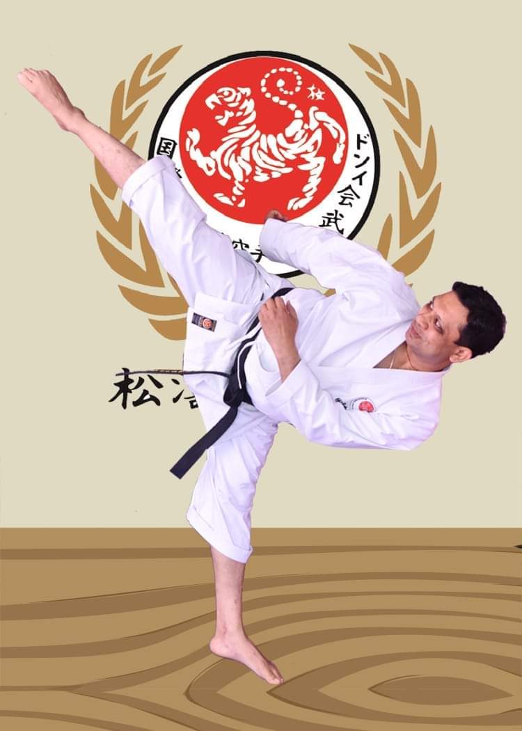 Sensei Shiv K. Panchal at Karate Camp